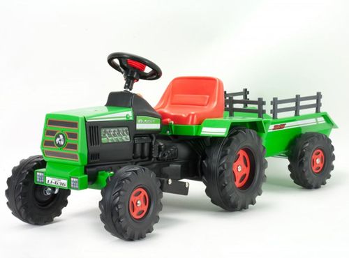 INJUSA Traktor Na Akumulator Basic 6V + Przyczepa na Arena.pl