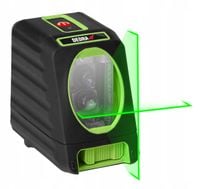 DEDRA LASER KRZYŻOWY Poziomica 30m ZIELONY + Etui