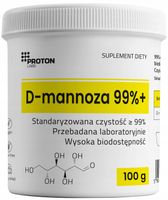 Proton Labs D-MANNOZA 99% Pure 100g proszek UKŁAD MOCZOWY PĘCHERZ d-mannose