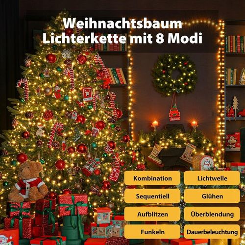 Lampki choinkowe Łańcuch 26m Sekey 360 diod LED Biały ciepły z pilotem na Arena.pl