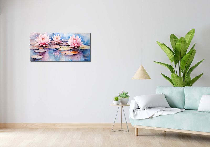 Obraz 90x40cm Spokojne Odbicia zdjęcie 2