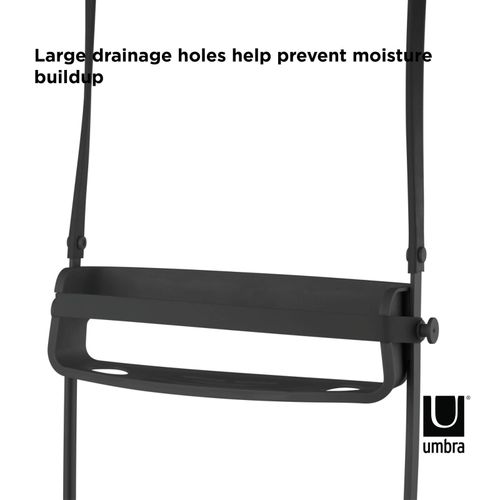 Półka pod prysznic czarna FLEX Caddy na Arena.pl