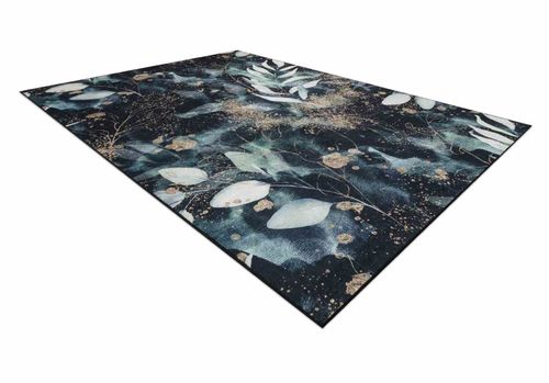 RUG/LU/ARLEN/LEAVES3/BLACK+TURQUISE/120x170 na Arena.pl