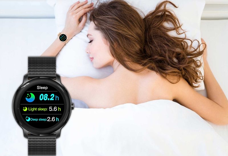smartwatch damski rubicon rnbe66 black smarub124 zdjęcie 9