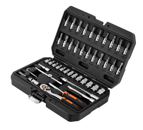 Klucze nasadowe NEO TOOLS 10-004 (46 elementów) na Arena.pl