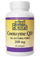 NATURAL FACTORS Coenzyme Q10, 200 mg - Koenzym Q10 (30 kaps.)