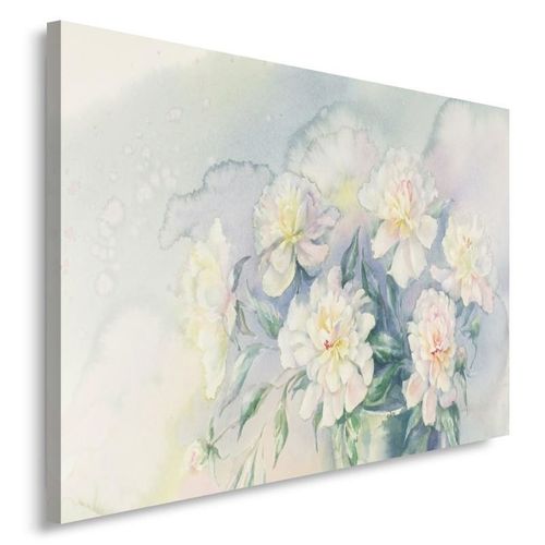 Obraz na płótnie - Canvas, Białe kwiaty 3 40x30 na Arena.pl