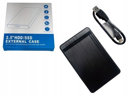 Dysk przenośny zewnętrzny HDD 1TB USB-C 2,5'' czarny na Arena.pl