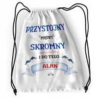 Plecak Sportowy Szkolny Dla Alana Syna Dziecka Z Nadrukiem Ze Zdjęciem