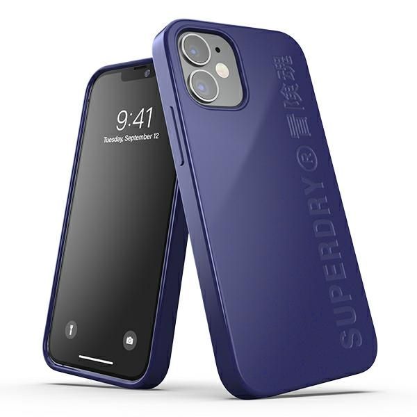 superdry snap iphone 12 mini compostablegranatowy/navy 42626 zdjęcie 1