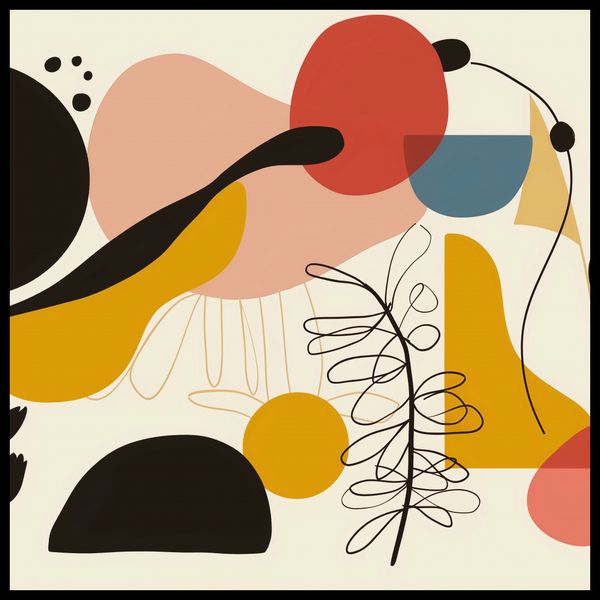 Plakat 90x90cm Rapsodia Barw zdjęcie 2