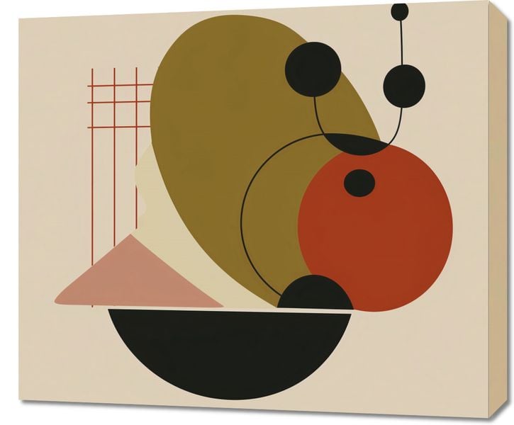 Obraz 70x60cm Geometryczny Balans zdjęcie 1