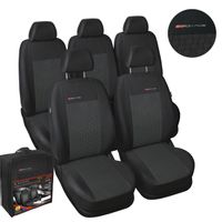 Pokrowce MIAROWE do Ford GALAXY Seat Alhambra VW SHARAN 5osób 1995-2006r P1