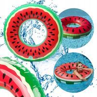 Koło Dmuchane Arbuz Kółko Plażowe Do Pływania Do Wody Dla Dzieci Basen
