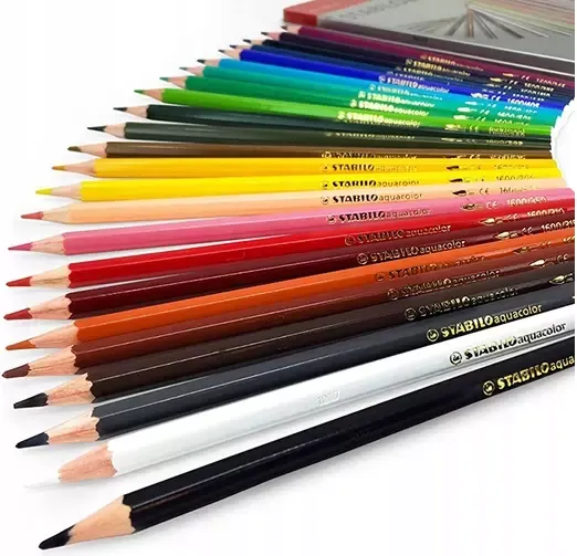 Kredki akwarelowe Stabilo 24 szt. zdjęcie 5
