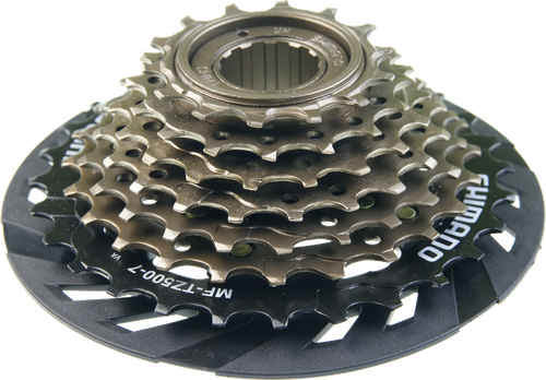 Wolnobieg rowerowy Shimano 7 rzędowy nakręcany MF-TZ500-7 14-28T z osłoną na Arena.pl