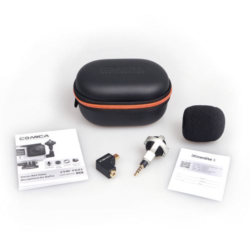 COMICA CVM-VG05 MIKROFON STEREO DO KAMER GOPRO 5 4 3+ 3 GITUP GIT2 PRO na Arena.pl
