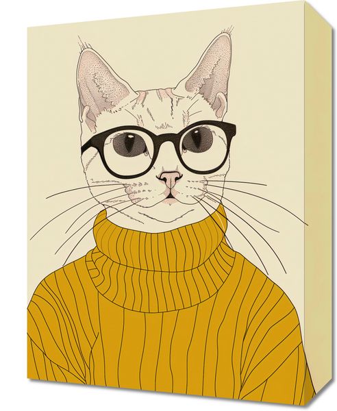 Obraz 30x40cm Intelektualista zdjęcie 1