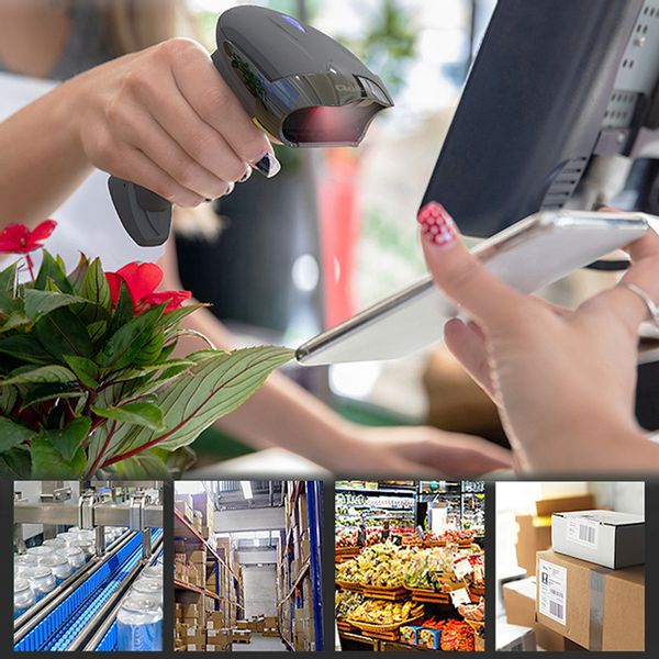 Qoltec Bezprzewodowy czytnik kodów kreskowych 1D 2D | 2.4GHz zdjęcie 3