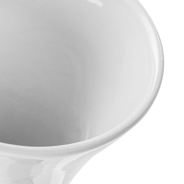 Wazon Ceramiczny Klepsydra Biały flakon zdjęcie 6