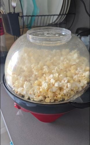 MASZYNA DO ROBIENIA POPCORNU DOMOWA AUTOMATYCZNA URZĄDZENIE MASZYNKA SZYBKA na Arena.pl