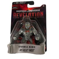 mattel motu eternia minis metallic faker 5cm