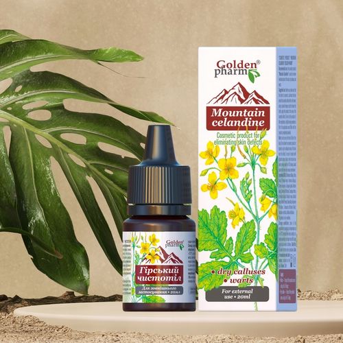 Glistnik Górski na Kurzajki Brodawki Modzele Jaskółcze Ziele Ekstrakt 20 ml na Arena.pl