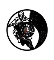 Zegar ścienny z płyty winylowej 278.13 Motocykl Cross