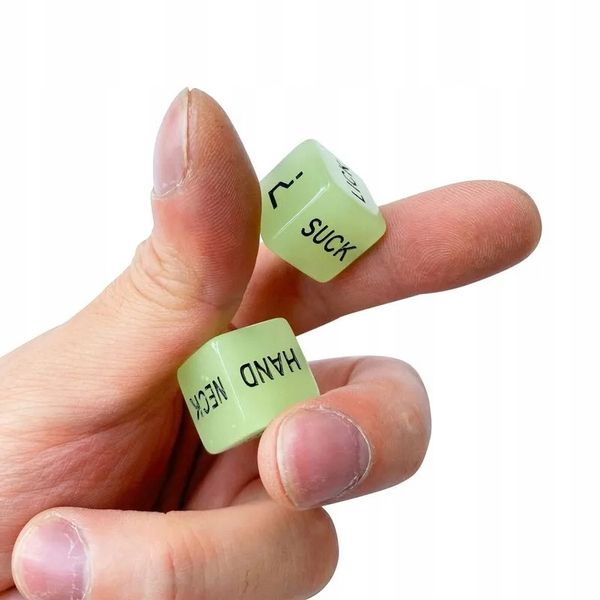 Kostki Kamasutra Erotyczne Kości dla Dorosłych Gra Fluorescencyjne Dla Par zdjęcie 4