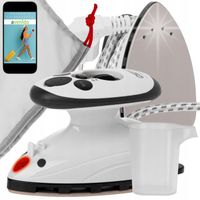 Małe ŻELAZKO Turystyczne z funkcją PARY Podwójne ZASILANIE Regulacja Temp.