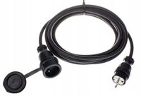 Kabel zasilający przedłużacz 5m oświetlenie nagłośnienie H07RN-F 1,5 mm²