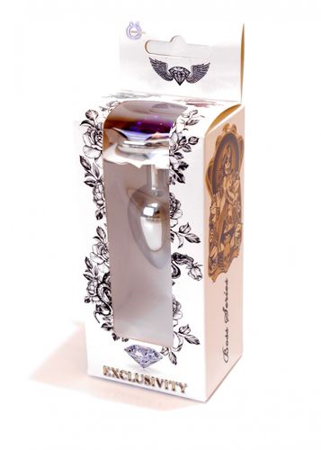 plug jewellery silver  heart plug  purple na Arena.pl