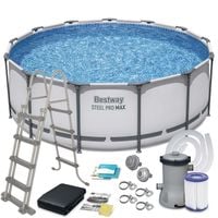 Basen ogrodowy stelażowy 396 x 122 cm 11w1 Bestway 5618W