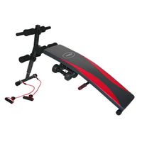 OUTLET Ławka treningowa skośna z ciężarkami i linkami L8355 HMS