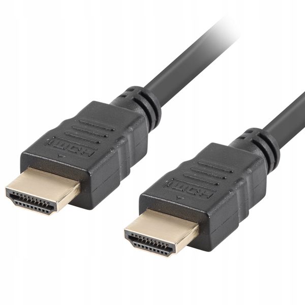 KABEL HDMI 1m M/M V1.4 CCS CZARNY 3D 4K HD ARC CEC zdjęcie 1
