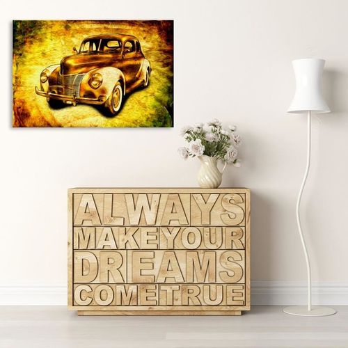 Obraz na płótnie - Canvas, Stare auto 100x70 na Arena.pl