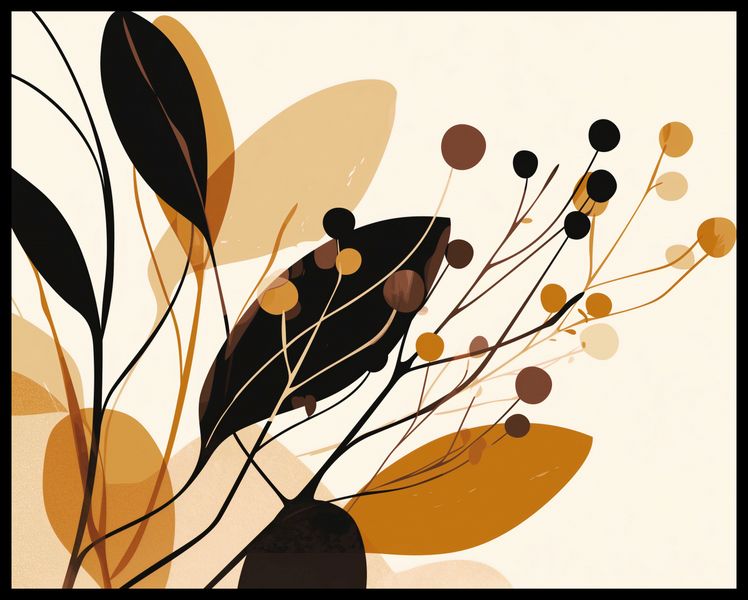 Plakat 76x60,5cm Jesienne Sylwety zdjęcie 2