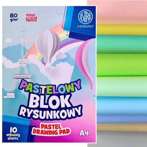 ASTRA ZESTAW BLOKÓW RYSUNKOWE, TECHNICZNE, BIAŁE KOLOROWE, BLOKI A4, A3 na Arena.pl