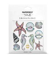Paperself tatuaż wodny tymczasowy Mermaid Syrena