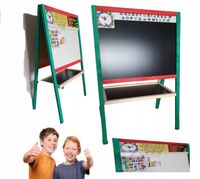 TABLICA MAGNETYCZNA KREDOWA EDUKACYJNA MEGA KOLORY