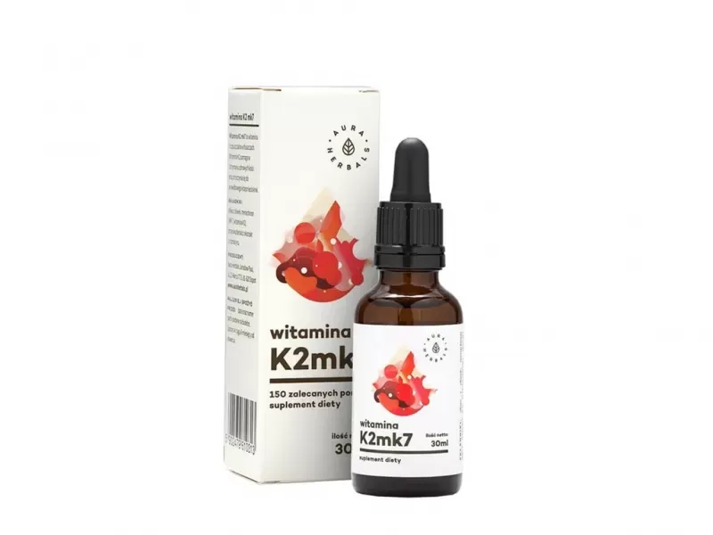Witamina K2mk7 Kroiple 30ml Aura Herbals zdjęcie 1
