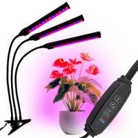 lampa led do wzrostu roślin 72 diod timer 25 w uprawa roślin do domu