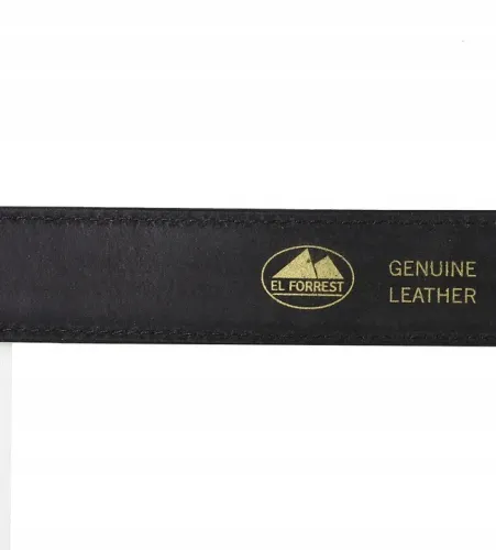 pasek męski skórzany el forrest - czarny na Arena.pl