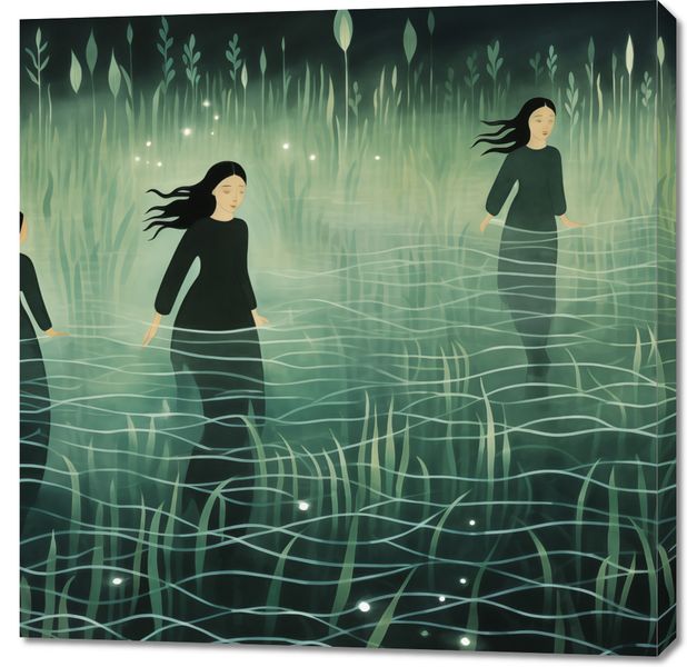 Obraz 90x90cm Pośród Ciszy zdjęcie 1