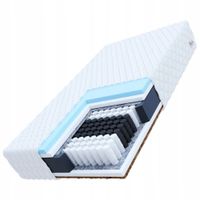 Materac sprężynowy 120 x 200 x 26 cm H3 H4 ortopedyczny i przeciwodleżynowy