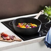 Zestaw PATELNI komplet 3x GŁĘBOKA Indukcja Konighoffer Pescado 20/24/28 cm