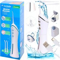 IRYGATOR BEZPRZEWODOWY DO ZĘBÓW JAMY USTNEJ 3 TRYBY PULSACJA 2 KOŃCÓWKI USB