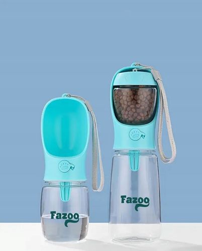 Butelka na Wodę Karmę dla Psa Poidło 2w1 Bidon Turystyczny Miseczka Podróż na Arena.pl