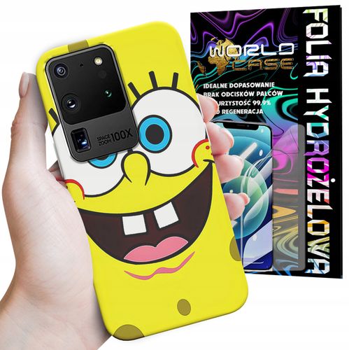 ETUI CASE DO SAMSUNG S20 ULTRA - SPONGEBOB BAJKI GRY WYBÓR PLECKI + FOLIA na Arena.pl