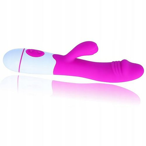 Wibrator Z Silikonu Medycznego Z Stymulatorem Łechtaczki 30 Trybów na Arena.pl